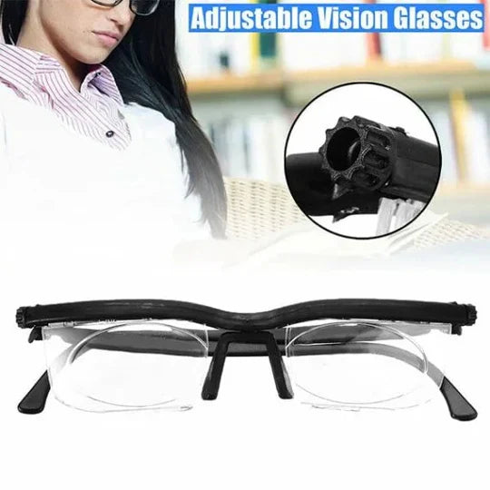 Gafas de enfoque ajustable para visión cercana y lejana